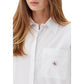 Calvin Klein Jeans White Cotton Blouse