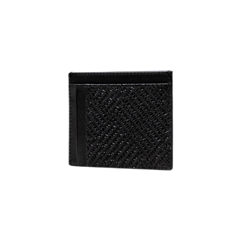 Armani Exchange Black Leather Cardholder