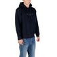 Armani Exchange Blue Cotton Hoodie
