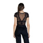Morgan De Toi Black Polyamide Bodysuit