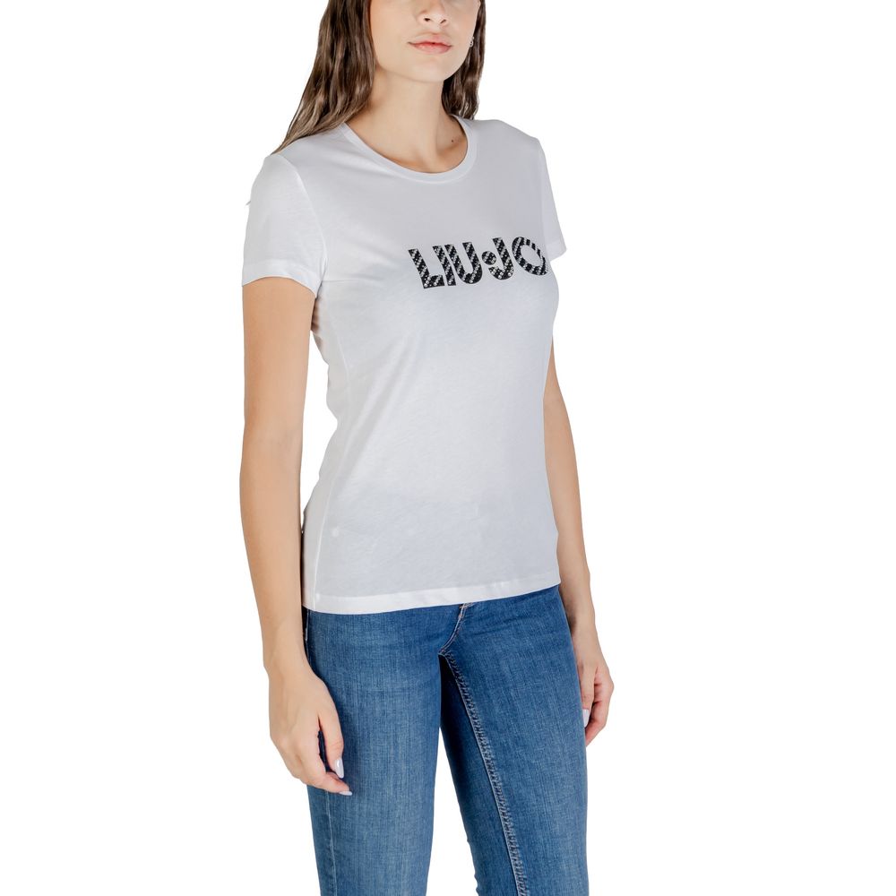 Liu Jo White Cotton T-Shirt