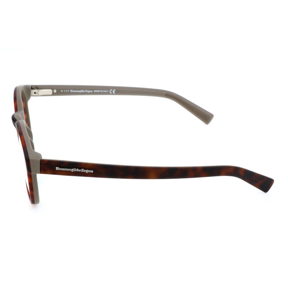 Ermenegildo Zegna Brown Acetate Glasses (Frames)