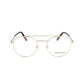 Ermenegildo Zegna Gold Metal Glasses (Frames)