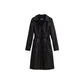 Desigual Black Polyethylene Coat