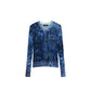 Desigual Blue Viscose Cardigan
