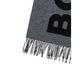 Hugo Boss Gray Wool Scarf