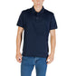 Calvin Klein Jeans Blue Cotton Polo Shirt