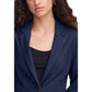 ICHI Blue Cotton Blazer