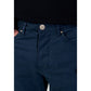 Borghese Blue Cotton Skinny Pants