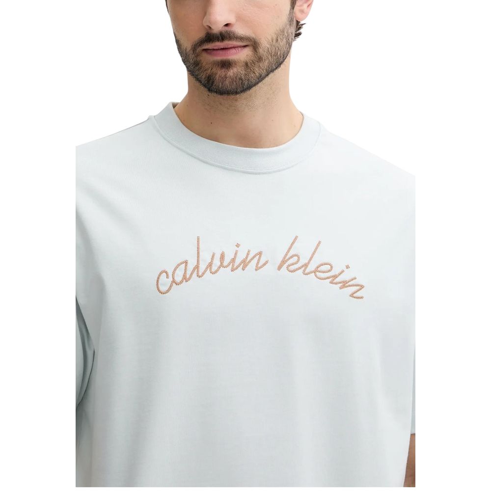 Calvin Klein Jeans Blue Cotton T-Shirt