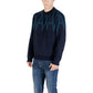 Armani Exchange Black Marabou Sweatshirt
