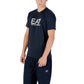 EA7 Emporio Armani Blue Cotton Sportswear