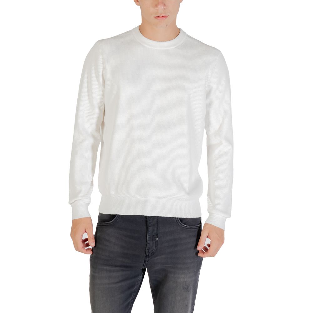 Antony Morato Beige Polyester Sweatshirt