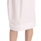 L'Autre Chose Elegant White Pencil Skirt