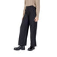 Jacqueline De Yong Black Polyester Flared Pants