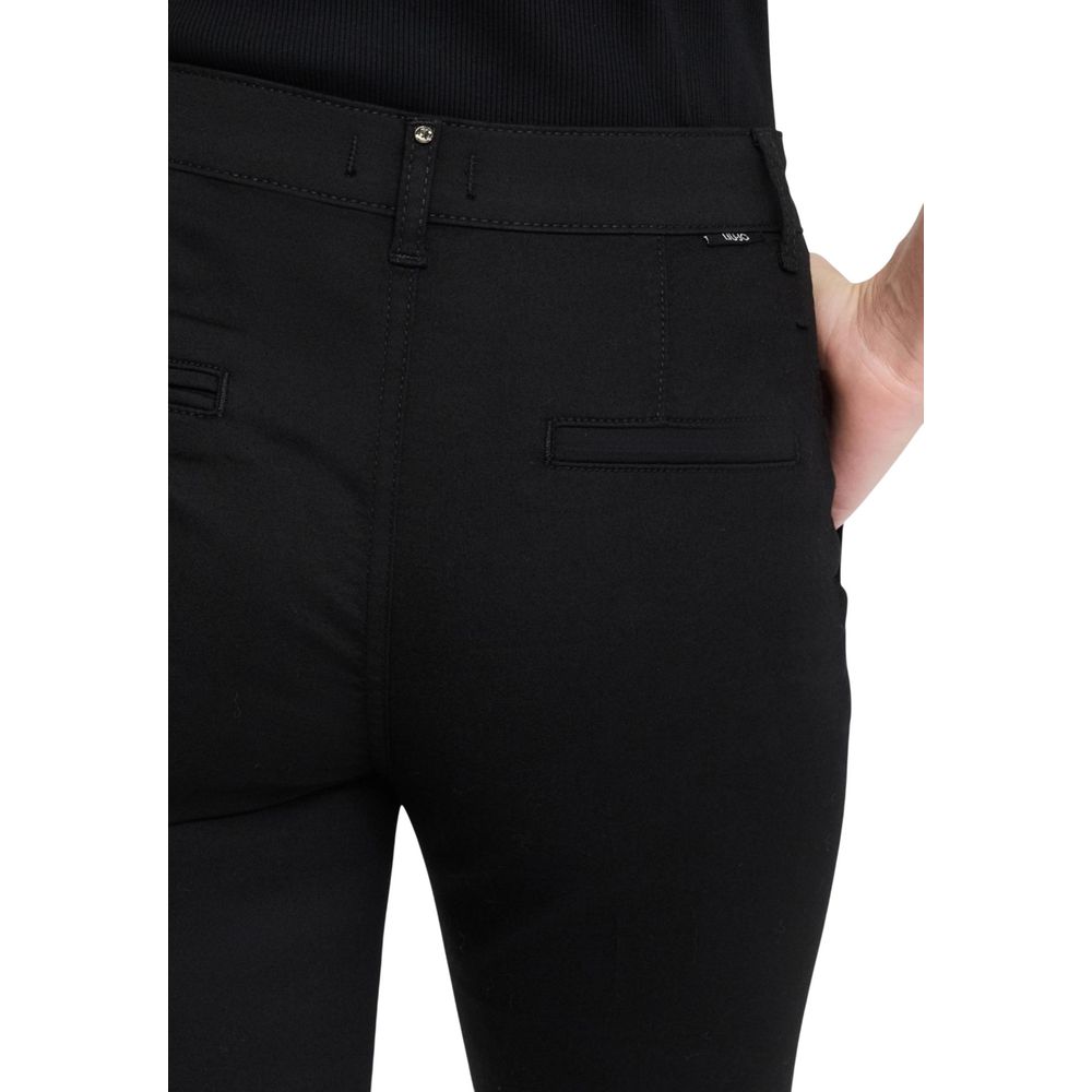 Liu Jo Black Cotton Dress Pants