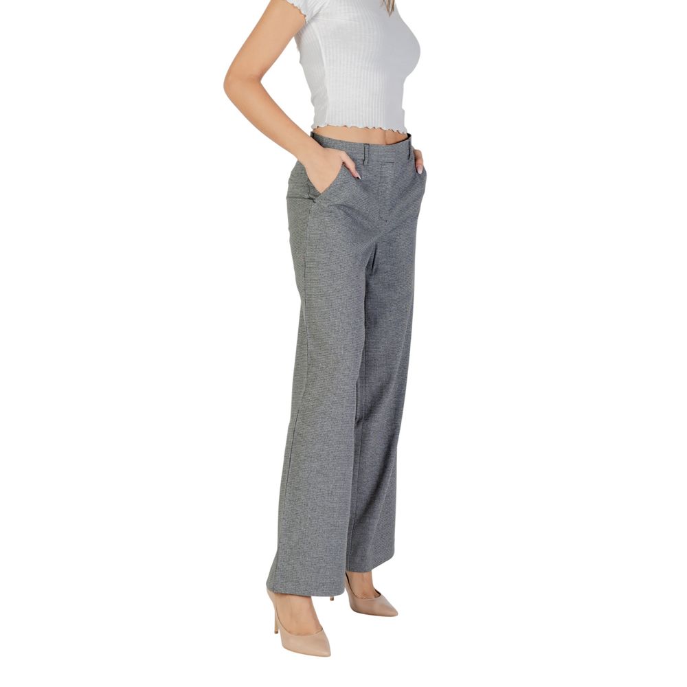 Only Gray Recycled Polyester Casual Pants