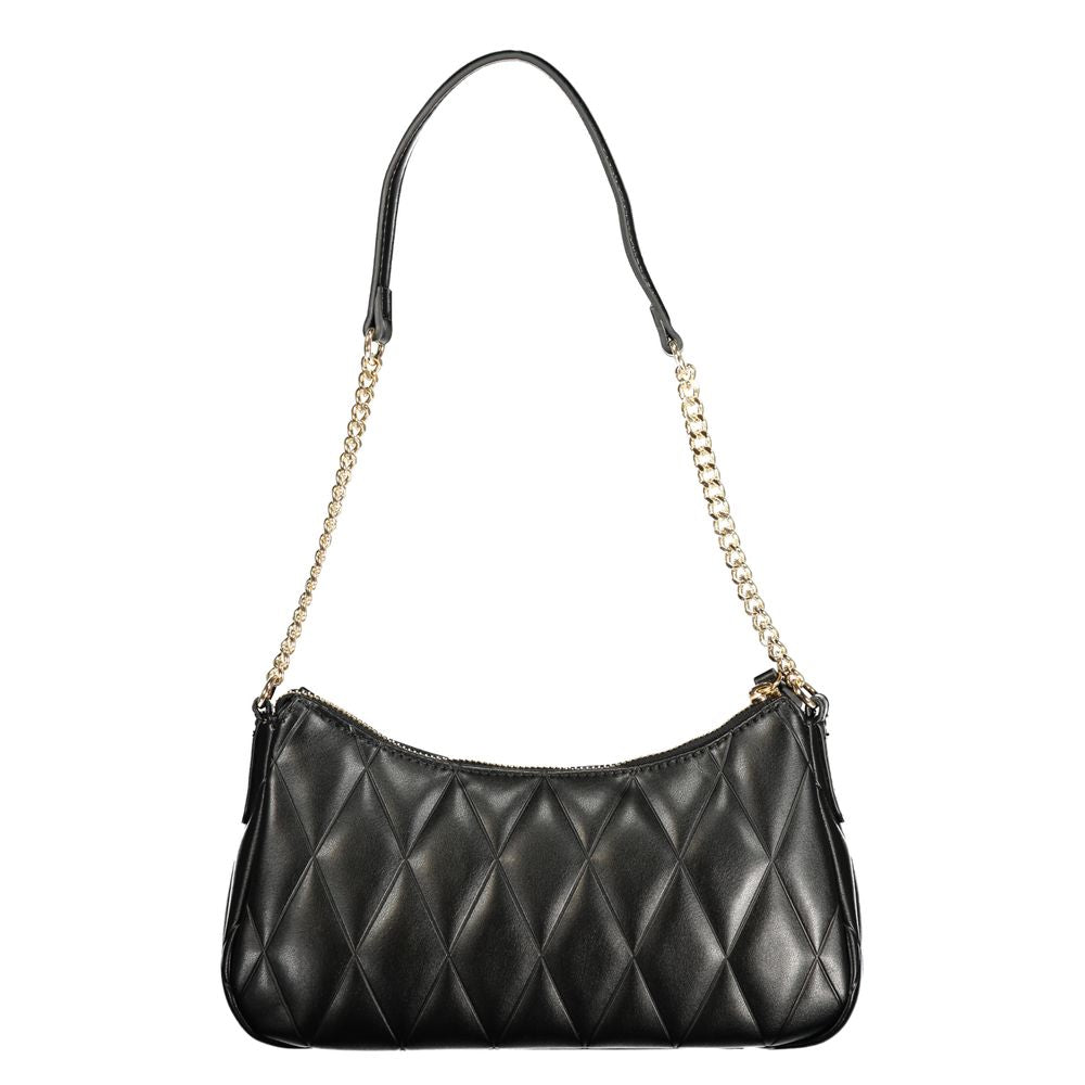 Twinset Black Polyurethane Women Shoulder Bag