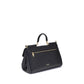 Dolce & Gabbana Black Calf Leather Bos Taurus Shoulder Bag