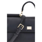 Dolce & Gabbana Black Calf Leather Bos Taurus Shoulder Bag