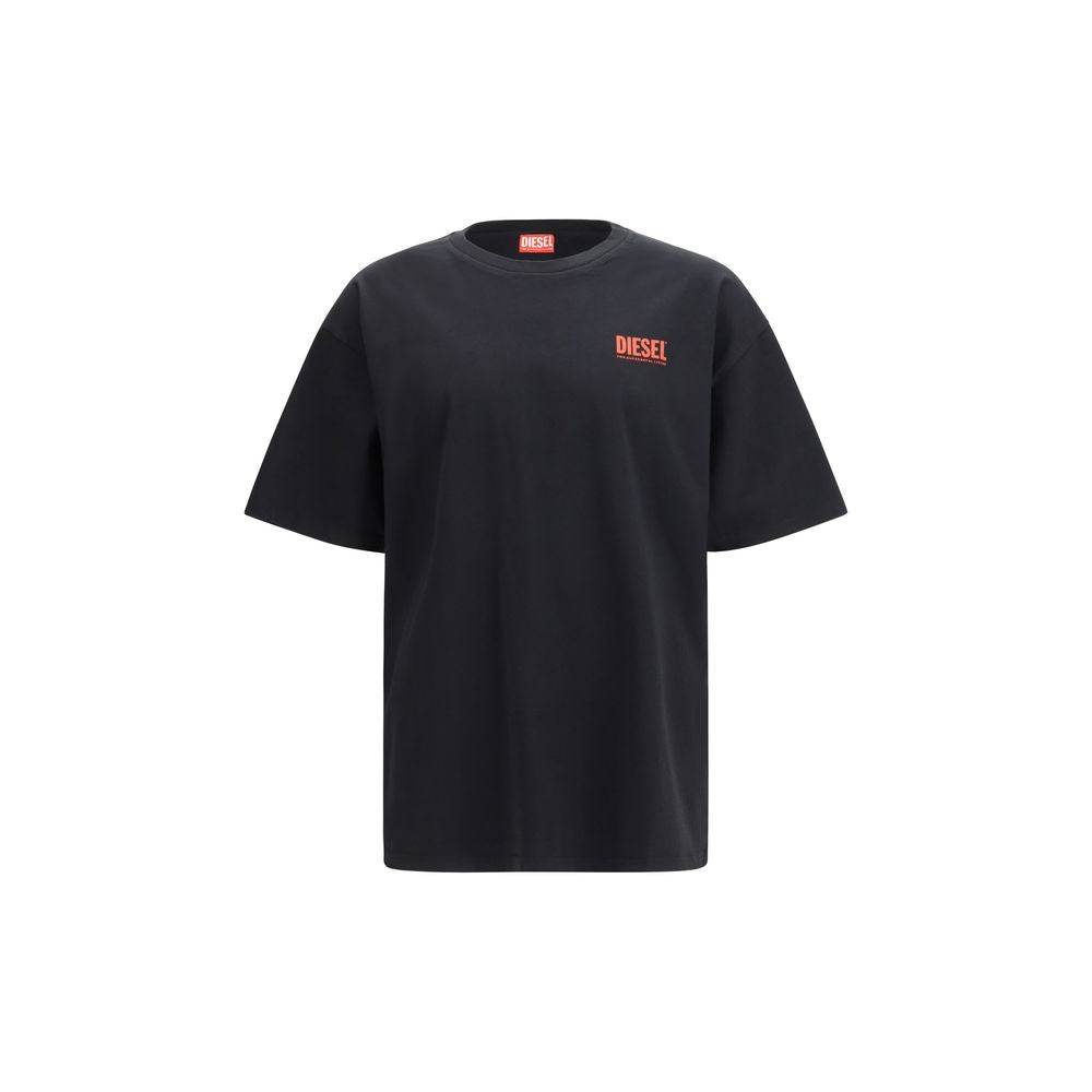 Diesel Black Cotton T-Shirt