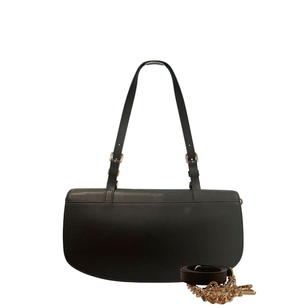 Twinset Black PU Women Shoulder Bag
