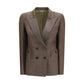 Blazé Milano Brown Fleece Wool Blazer