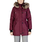 Only Bordeaux Polyester Parka