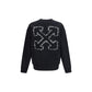 Off-White Black Cotton Sweatshirt