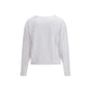 Marant Etoile White Linen Sweatshirt