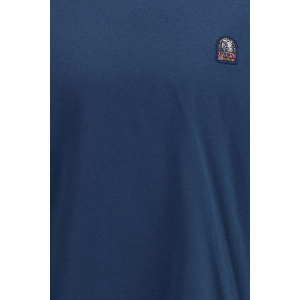 Parajumpers Blue Cotton T-Shirt