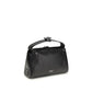 Dolce & Gabbana Black Calf Leather Bos Taurus Handbag