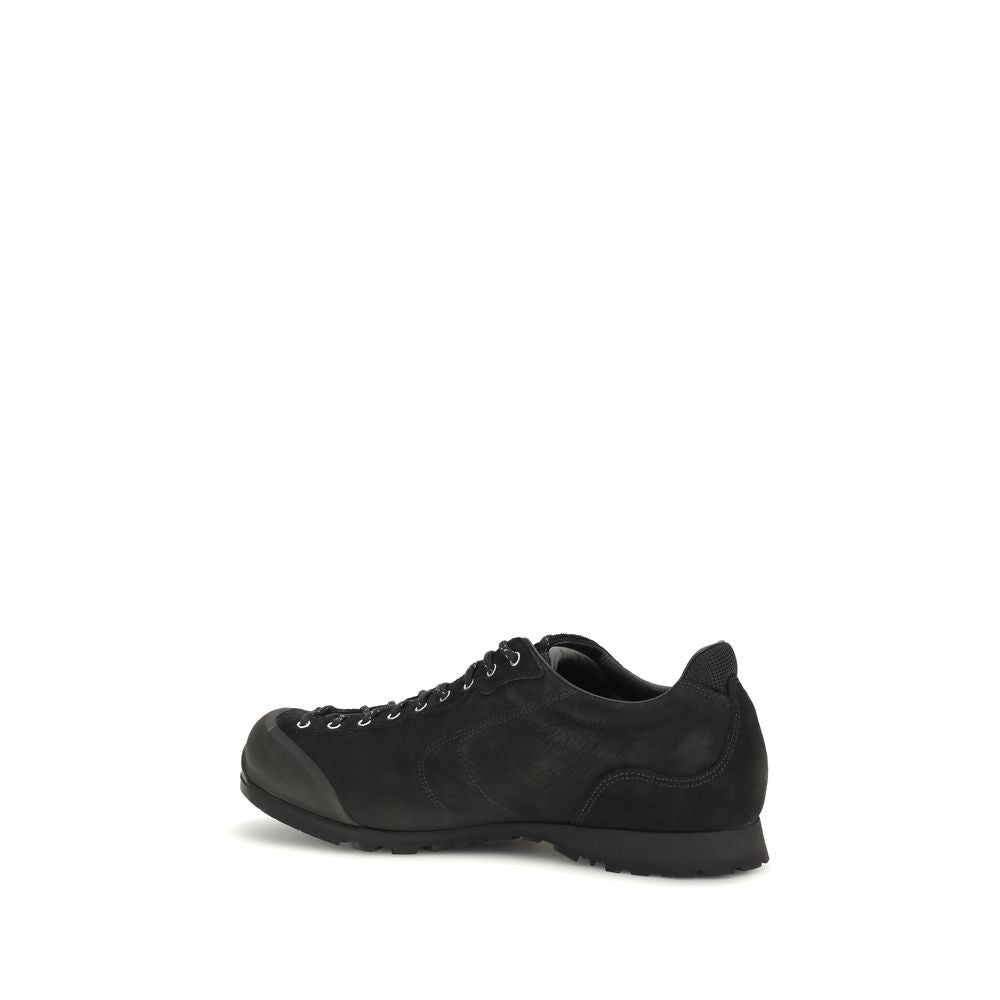 Diemme Black Calf Leather Bos Taurus Athletic Sneakers
