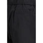 Y-3 Black Cotton Bermuda Shorts