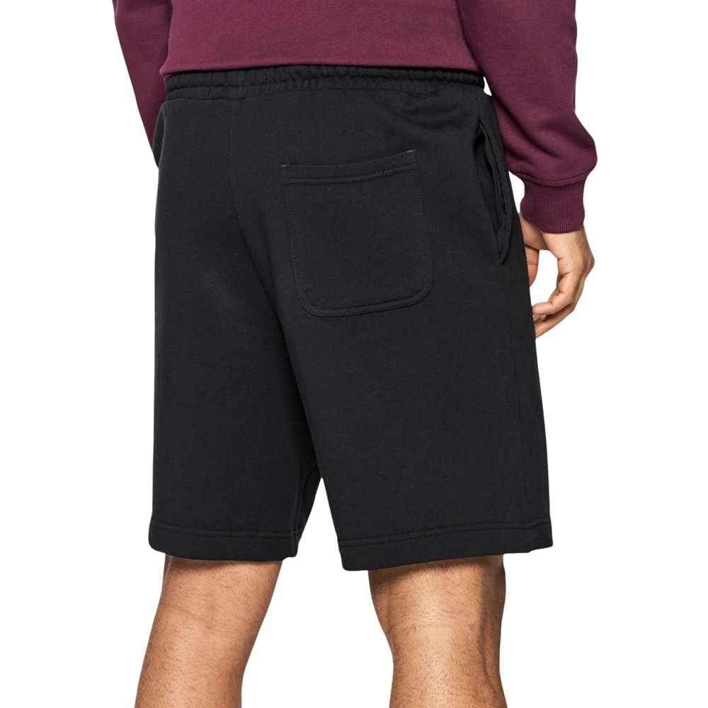 Lyle & Scott Black Cotton Bermuda Shorts
