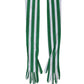 Dolce & Gabbana Green White Stripes Nylon Elbow Length Women Gloves