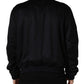 Dolce & Gabbana Black Cashmere Knitted Button Down Jacket