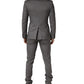 Dolce & Gabbana Gray Wool Single Breasted 1 Button 3PC Suit