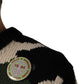 Dolce & Gabbana Multicolor Intarsia-Knit Camouflage Pullover Sweater