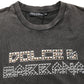 Dolce & Gabbana Gray Logo Embellished Men Crew Neck T-shirt