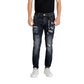 Icon Blue Cotton Skinny Jeans