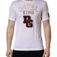Dolce & Gabbana White DG King Royal Crew Neck Cotton  T-shirt