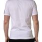 Dolce & Gabbana White DG King Royal Crew Neck Cotton  T-shirt