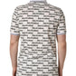 Dolce & Gabbana White Logo Monogram Cotton Men Polo  T-shirt