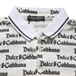Dolce & Gabbana White Logo Monogram Cotton Men Polo  T-shirt