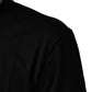 +39 MASQ Black Logo DG Print Cotton Crew Neck T-shirt
