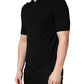 Dolce & Gabbana Black Wool Short Sleeves Men Polo  T-shirt