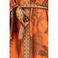 Alemais Orange Silk Casual Dress