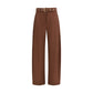 PINKO Brown Viscose Casual Pants