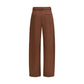 PINKO Brown Viscose Casual Pants